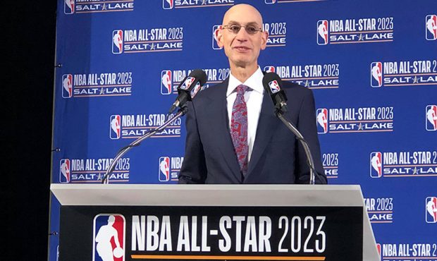 NBA Commissioner Adam Silver announces the 2023 All-Star Game is coming to Salt Lake City....