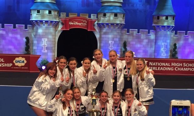 Corner Canyon cheerleaders win National Championship...