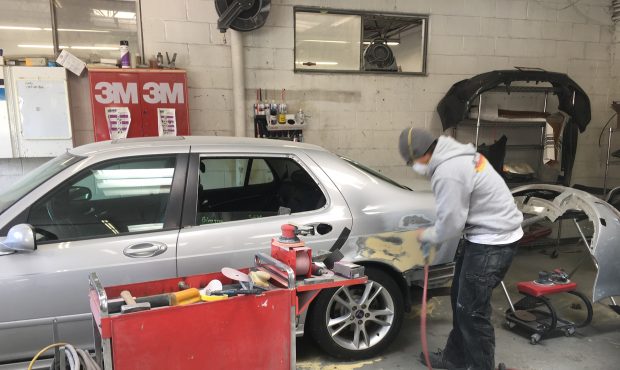 Schneider Auto Karosserie Body and Paint prepares for flood of storm-damaged vehicles...