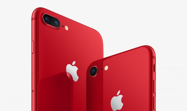 Apple (AAPL) on Monday, April 9, 2018 announced a special edition iPhone 8 and 8 Plus with a red al...