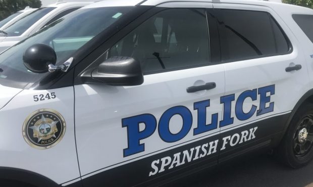 Spanish Fork Police vehicle. (KSL TV)...