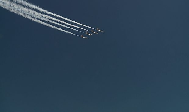 Thunderbirds in formation...