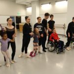 Ballet West dancers mentor young dancers at a Movement Mentor class.