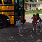 Katie Hall is sending her five-year-old kindergartner on the school bus for the first time this year