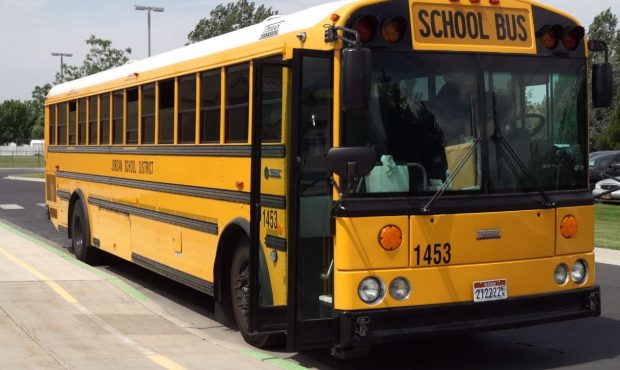 Bus driver Victor Anderson said students are in the most danger of hitting students while they get ...