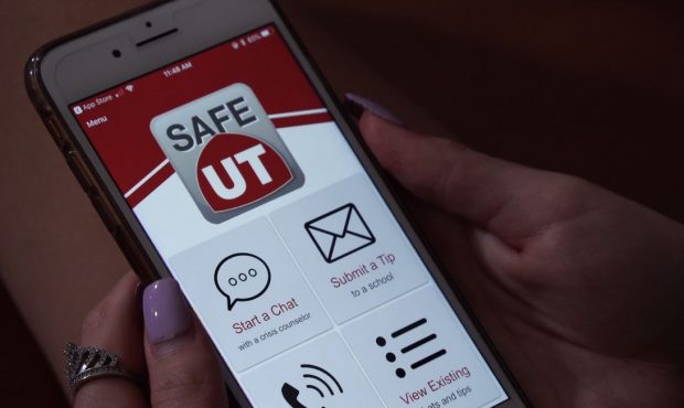 FILE: Jade Godfrey downloaded the Safe UT app and learned how to submit a tip....