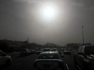 This photo of the of air quality in Draper was used to argue against a recent proposal by Geneva Rock