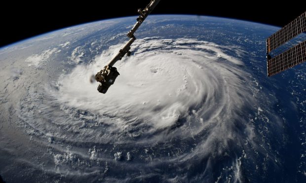 Astronaut on ISS snaps photos of Hurricane Florence spinning in the Atlantic Hurricane....