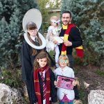The Hill family had a Hogwarts Halloween. Photo submitted by Chelsea Hill.
