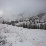 Alta Ski Area First Snow. Credit: Rocko Menzyk
