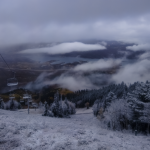 First snow at Deer Valley Resort from the Sultan Lift on Bald Mountain - Oct. 5, 2018. Credit: Deer Valley Resort
