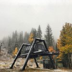First snow at Solitude Mountain Resort - Oct. 5, 2018. Stefanie Shulz
