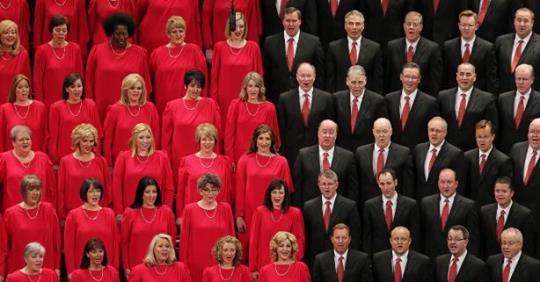 The Tabernacle Choir at Temple Square...