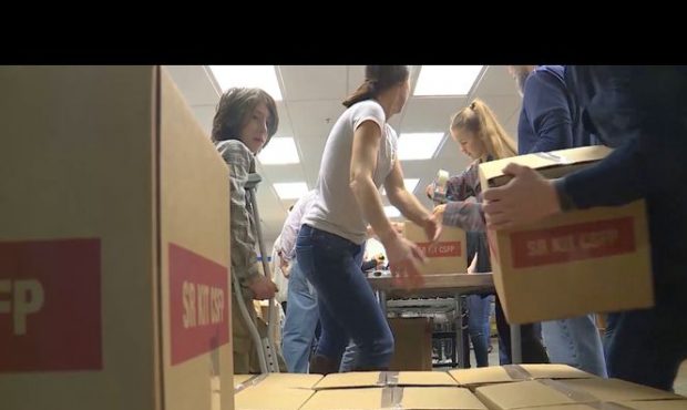 Utahns donate their time at the Utah Food Bank. Utah ranked No. 1 in volunteering....