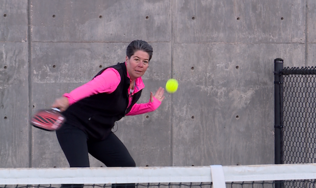 Di Shanklin said she has been playing pickleball for more than ten years....