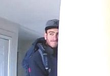 This surveillance video captured an image of a suspected Draper burglar