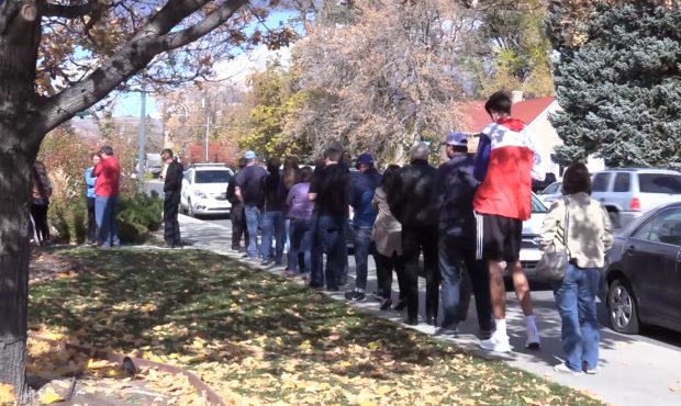 A long ballot meant long lines for Utah County voters who chose to show up in person instead of vot...