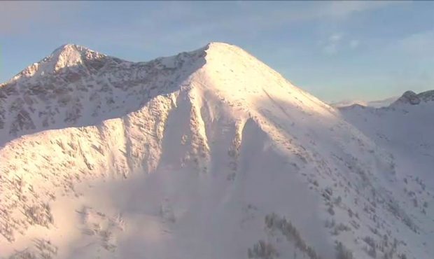 Aerial video of the snowpack on Friday, January 18, 2019. (Chopper 5)...
