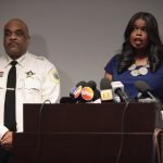 CHICAGO, ILLINOIS - FEBRUARY 22:  Joined by Chicago Police Superintendent Eddie Johnson, Cook County State's Attorney Kim Foxx announces that charges have been filed against singer R. Kelly on February 22, 2019 in Chicago, Illinois. Kelly has been charged with 10 counts of aggravated sexual abuse of four victims, at least three between the ages of 13 and 17.   (Photo by Scott Olson/Getty Images)
