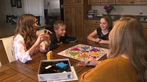 The Smith family planned on playing games during their staycation over Thanksgiving break in Park City.