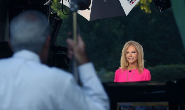 WASHINGTON, DC - AUGUST 17: White House Counsel, Kellyanne Conway appears on a morning television s...