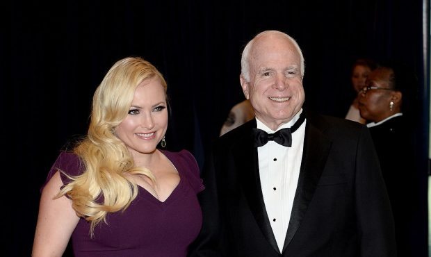WASHINGTON, DC - MAY 03: Megan McCain and Senator John McCain attend the 100th Annual White House C...