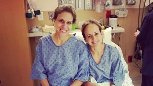 Amber Taylor was inspired to donate her kidney after watching her boss receive a transplant from her sister.