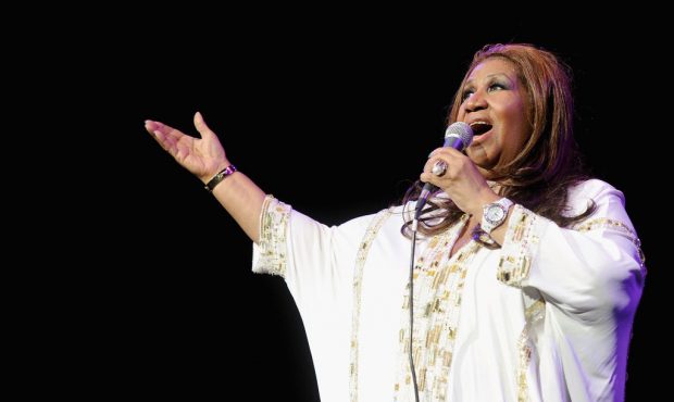 NEW YORK, NY - FEBRUARY 17: Aretha Franklin performs at Radio City Music Hall on February 17, 2012 ...