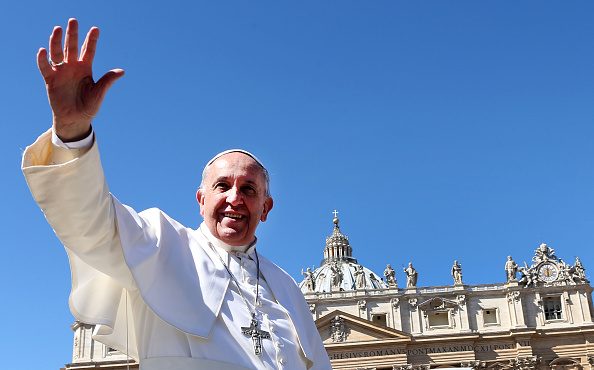 Pope Francis (Photo by Franco Origlia/Getty Images)...