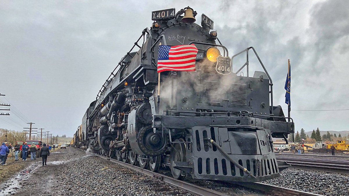 Union Pacific Big Boy 4014 Rumbles Into Utah