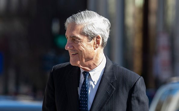 FILE: Special Counsel Robert Mueller walks after attending church on March 24, 2019 in Washington,...