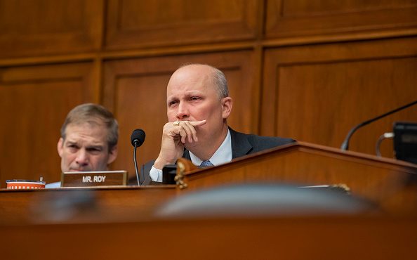 FILE: U.S. Rep. Chip Roy (R-TX) (Photo by Anna Moneymaker/Getty Images)...