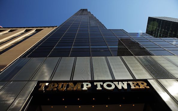 Trump Tower in New York City. (Photo by Spencer Platt/Getty Images)...