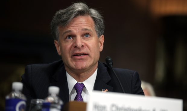 WASHINGTON, DC - JULY 12:  FBI director nominee Christopher Wray testifies during his confirmation ...