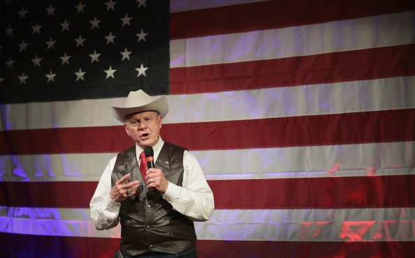 FILE: Roy Moore (Photo by Scott Olson/Getty Images)...