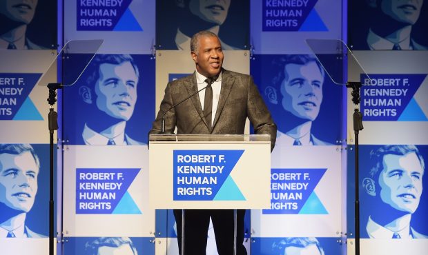 NEW YORK, NY - DECEMBER 13:  Robert Smith speaks onstage during Robert F. Kennedy Human Rights Host...