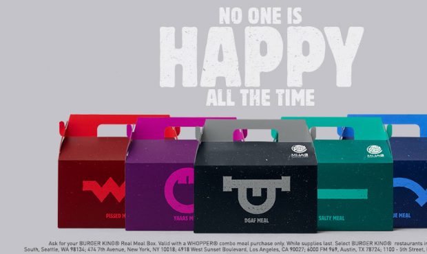 Burger King will be offering "Unhappy Meals" in select restaurants during May....