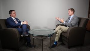 Dr. Matt Swenson talks with KSL TV's Dan Spindle