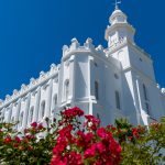 Current photo of the St. George Utah Temple.