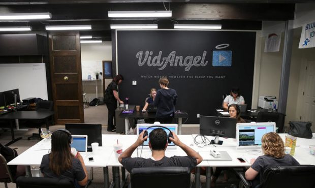 FILE - Employees work at VidAngel's office in Provo on Wednesday, July 20, 2016. A California jury ...