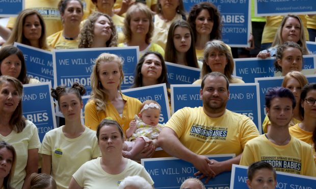 Members of the new group Abortion-Free Utah launch a campaign to end elective abortion in the state...
