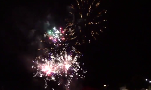 Screen grab from video of the fireworks taken at the Utah Summer Games. (Derek Petersen, KSL 5 TV)...