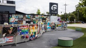 Victims of a mass shooting in Orlando, Florida, are remembered at a temporary memorial, Sunday, June 9, 2019. The tragedy occurred three years ago this week.(Intellectual Reserve, Inc.)