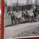 A photo showing the original state of a Yellowstone National Park carriage.