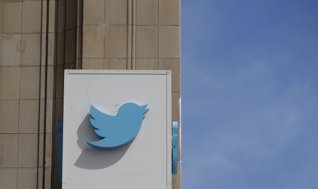 This July 9, 2019, photo shows a sign outside of the Twitter office building in San Francisco. Twit...