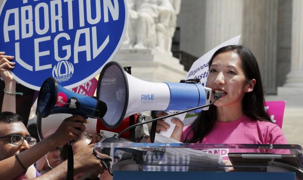 FILE - In this Tuesday, May 21, 2019 file photo, Planned Parenthood President Leana Wen speaks duri...