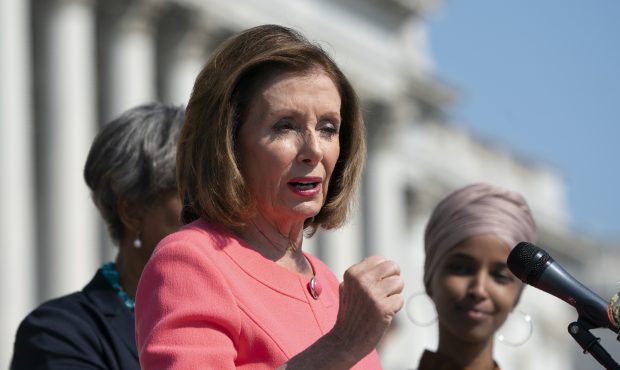 Speaker of the House Nancy Pelosi, D-Calif., and the Democratic Caucus hold an event on the House s...