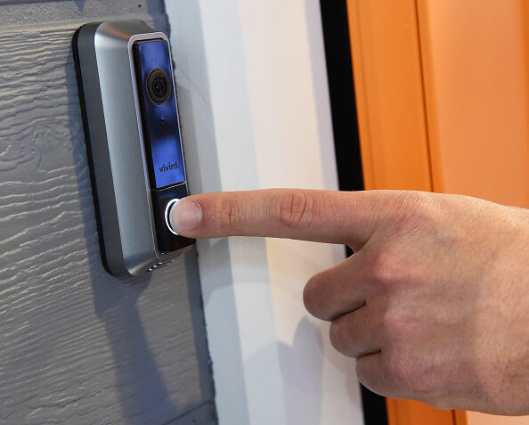 FILE: Vivint Doorbell Camera (Photo by Ethan Miller/Getty Images)...