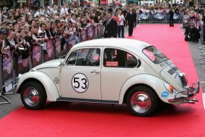 Herbie the car is seen during the UK Premiere of "Herbie: Fully Loaded" at Vue West End on July 28, 2005 in London, England. (Photo by MJ Kim/Getty Images)