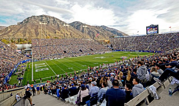PROVO, UT - NOVEMBER 12: General view of LaVell Edwards Stadium during the game between the Souther...